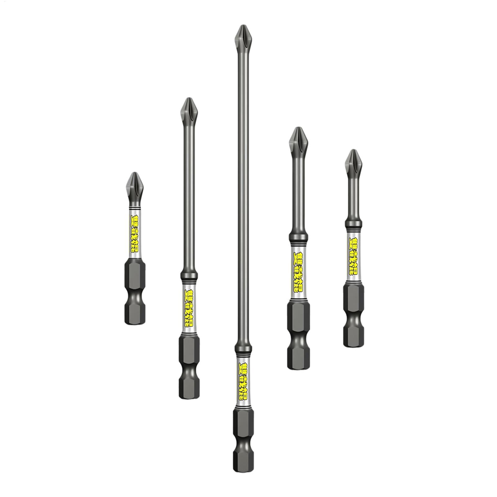 Screwdriver Set - Zestaw bitów do wkrętarki 5-częściowy, wytrzymały,