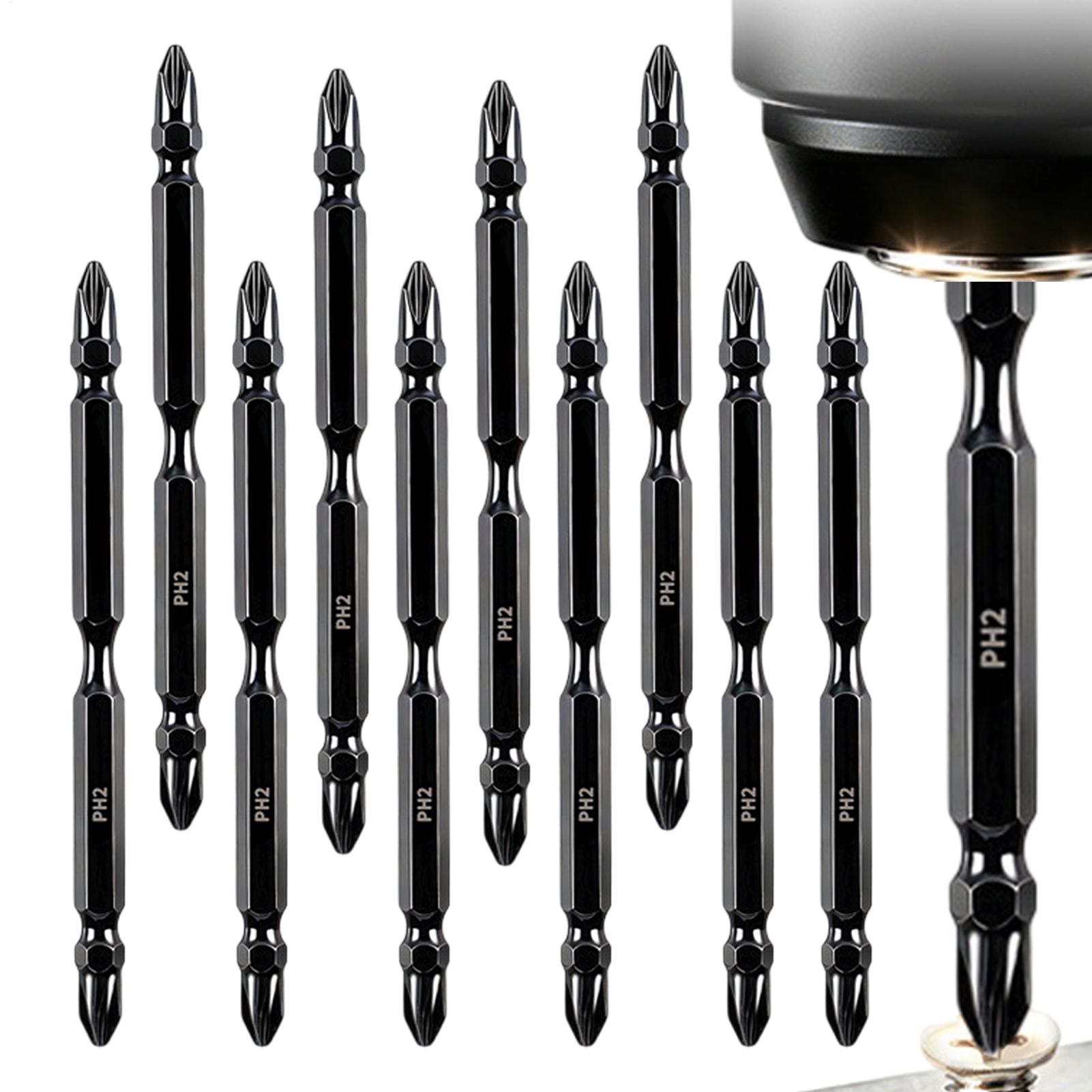 Screwdriver Set - Zestaw bitów do wkrętaka, dwustronne, frezowane,