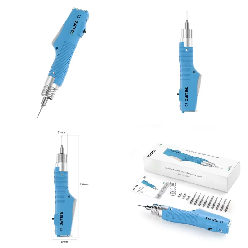 Screwdriver Set - Zestaw wkrętaków elektrycznych RELIFE E2 z