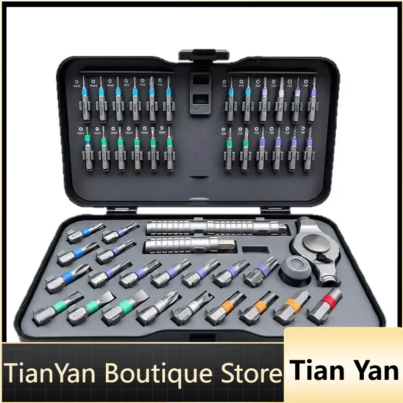 Screwdriver Set - Zestaw wkrętaków z grzechotką EE1 49