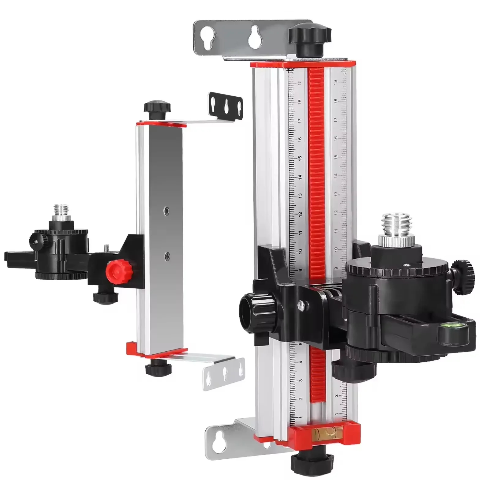 Spirit Level - Stabilna konstrukcja z aluminium, regulowany uchwyt