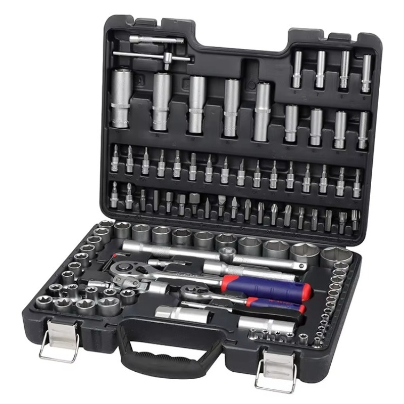 Socket Wrench - 108-częściowy Profesjonalny Zestaw Narzędzi Mechanicznych do