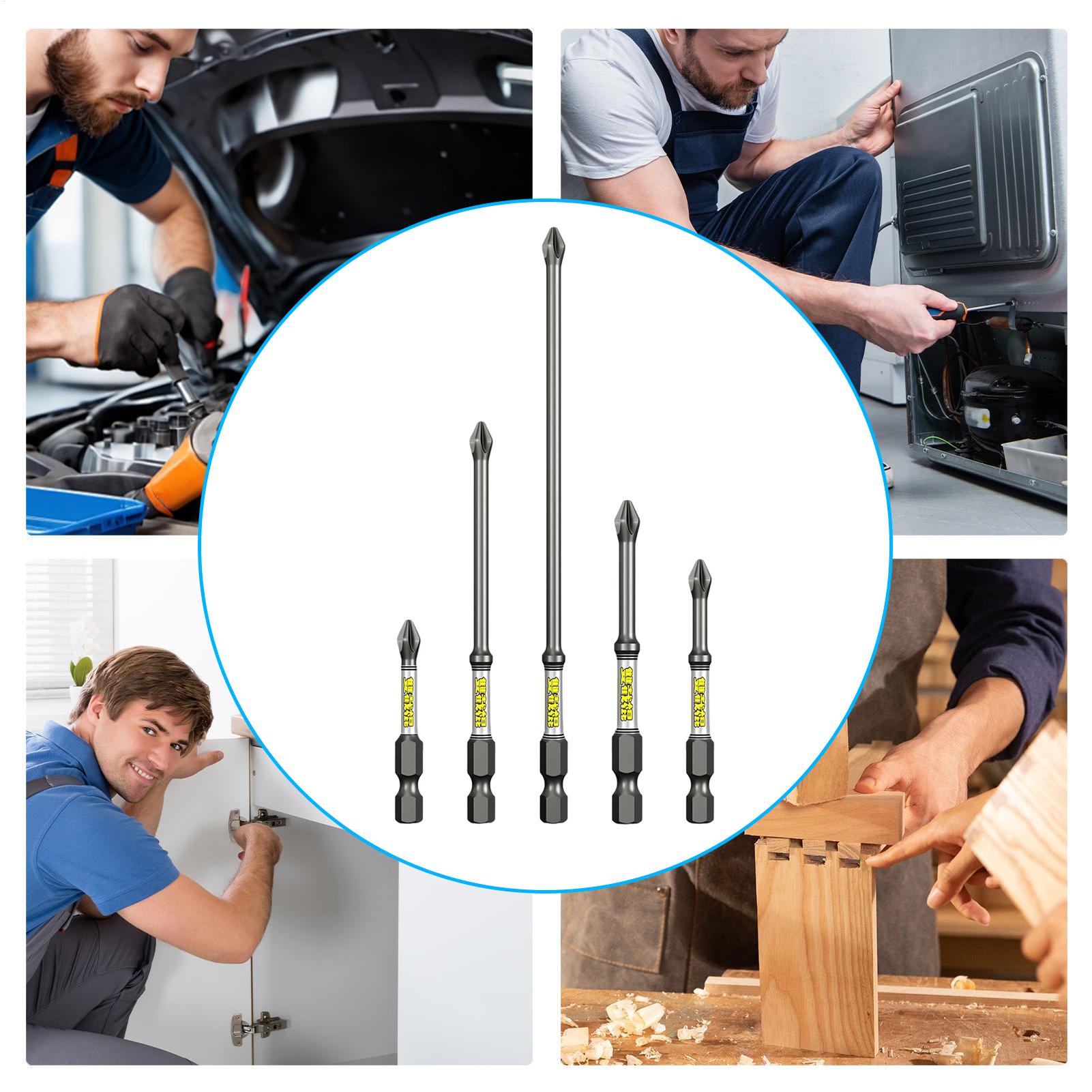 Zestaw bitów do wkrętarki 5-cz – Screwdriver Set recenzja i cena