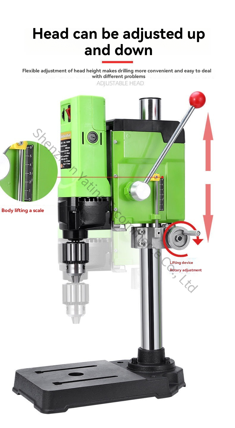 Wiertarka stołowa 220V 1050W,  – Drill Press recenzja i cena