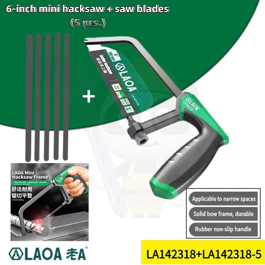 Mini piła ręczna LAOA 6 cali z – Hacksaw recenzja i cena